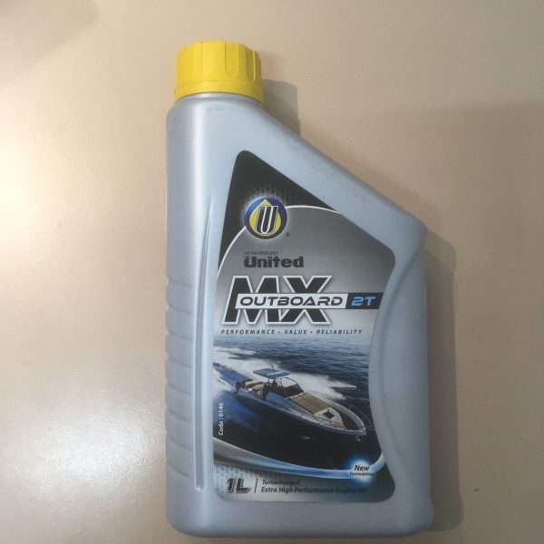 United Oil Масло моторное UNITED MX OUTBOARD 2T TCWIII 1л