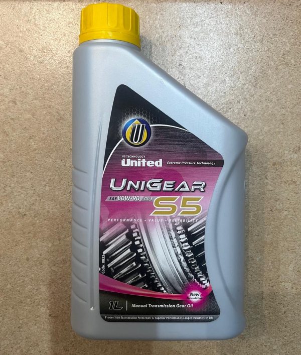 United Unigear S5 SAE 80w-90 Минеральное трансмиссионное масло