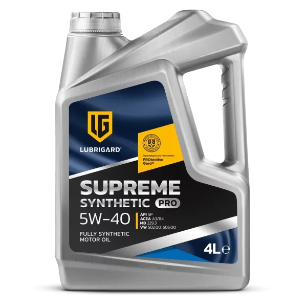 LUBRIGARD SUPREME SYNTHETIC PRO SAE 5W-40 Моторное масло