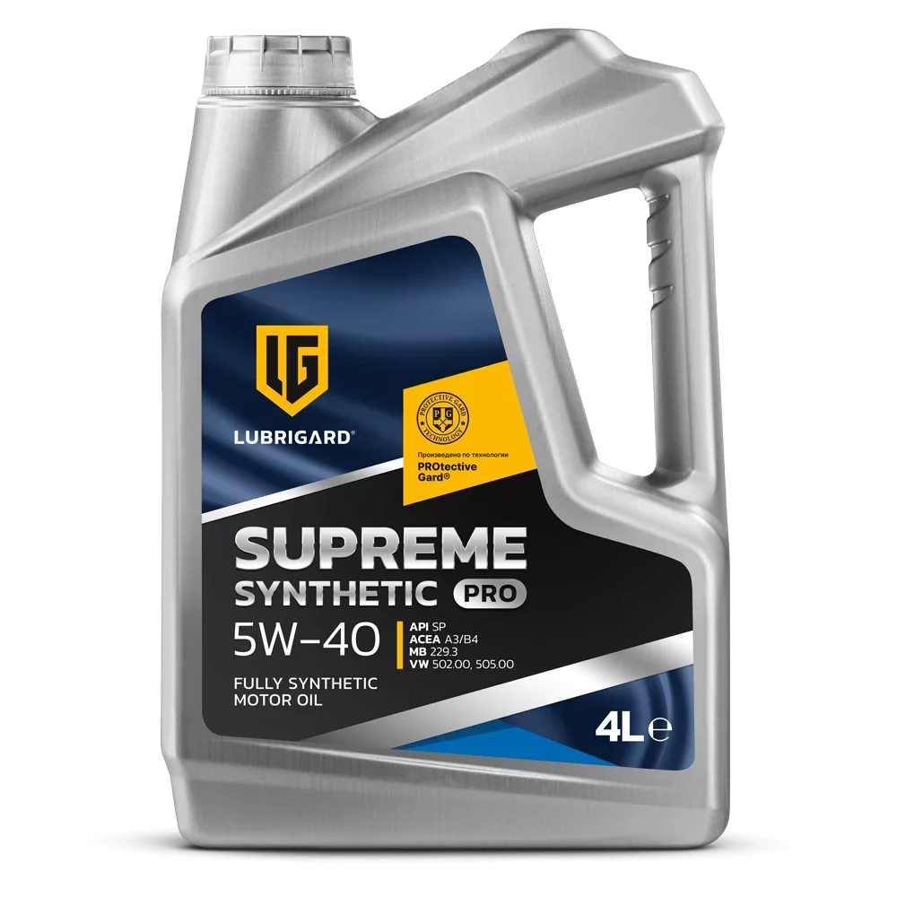 LUBRIGARD SUPREME SYNTHETIC PRO SAE 5W-40 Моторное масло